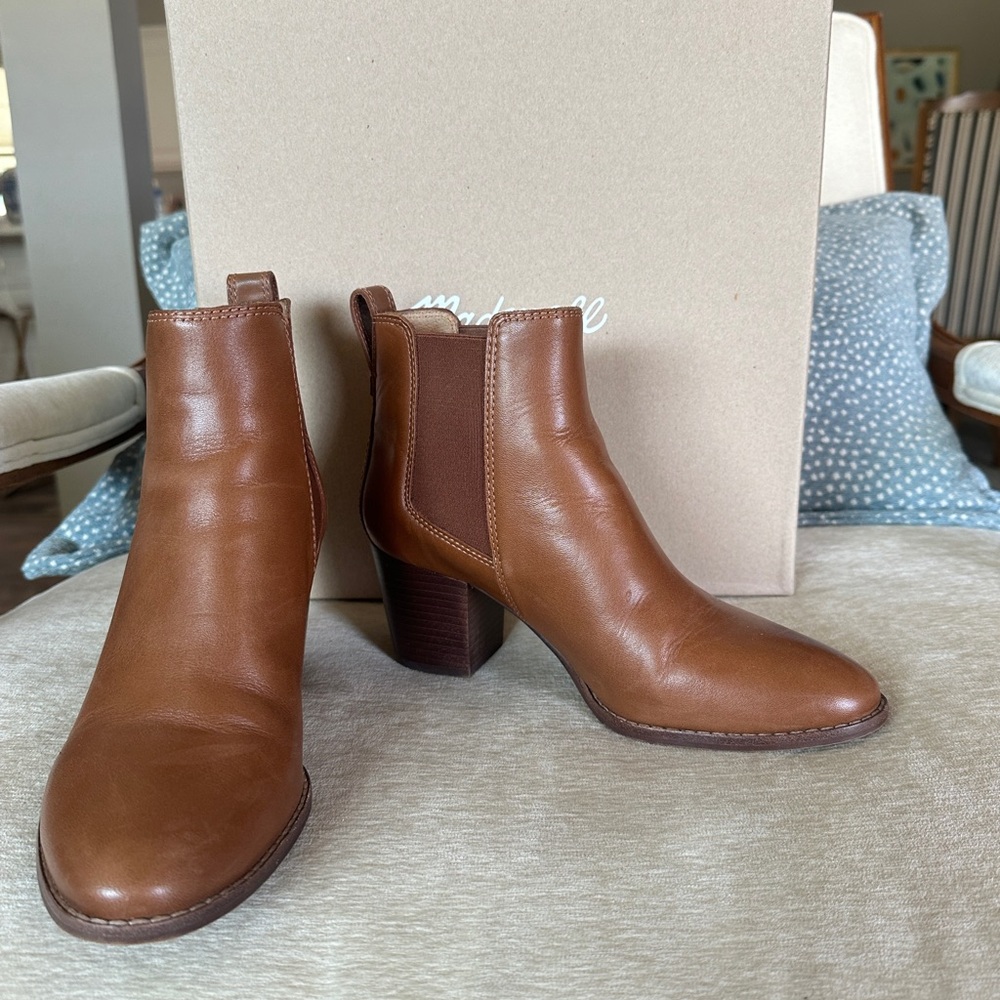Madewell English Saddle Regan Boot Booties